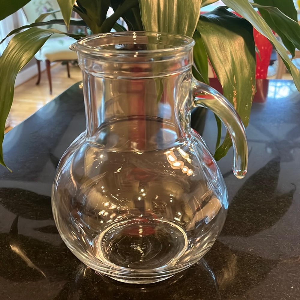Glass Round Pitcher